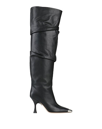 SERGIO ROSSI Boots Black Soft Leather