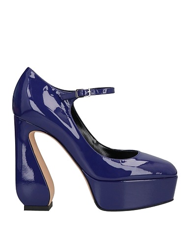 SI ROSSI by SERGIO ROSSI Escarpins Violet Cuir