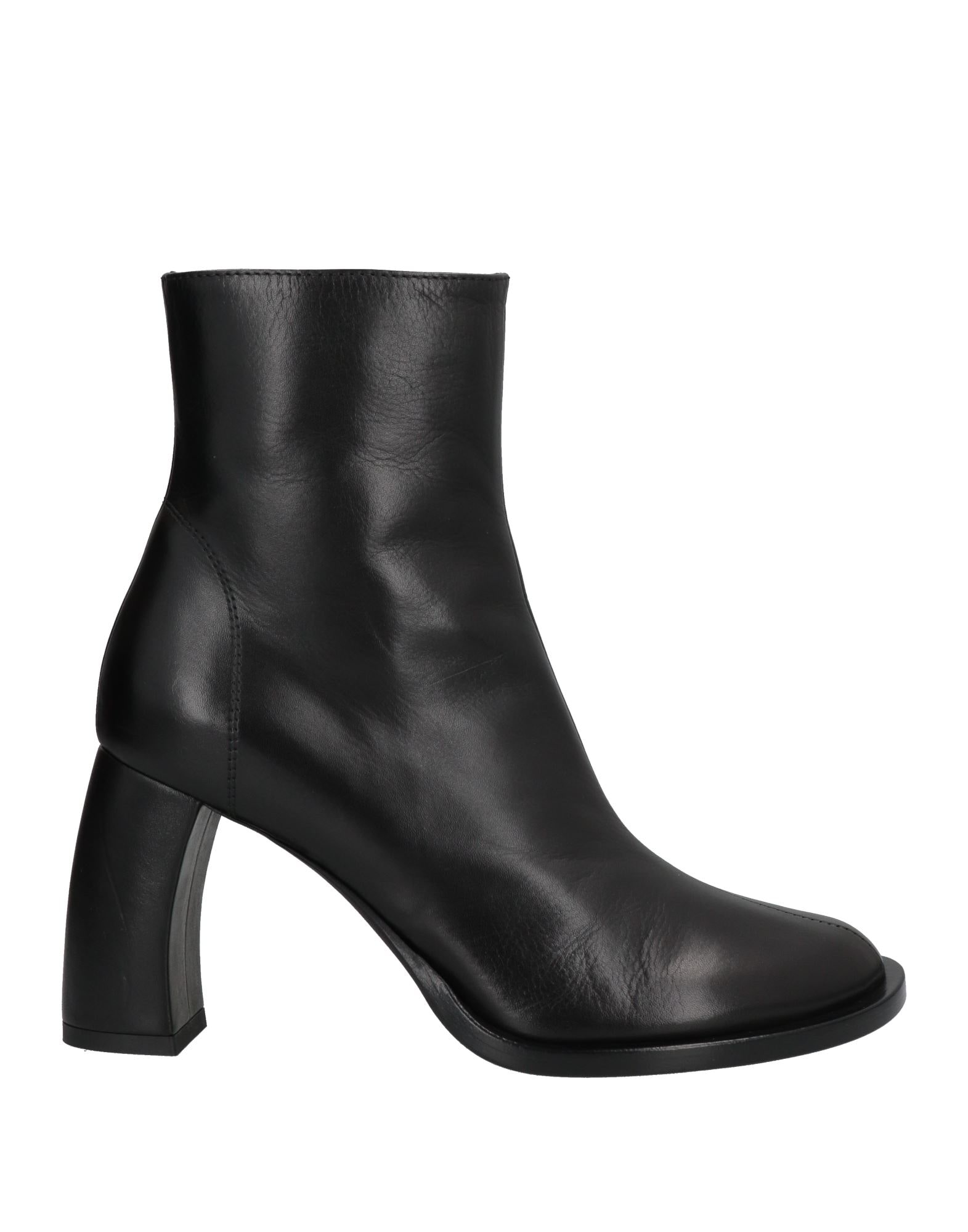 ANN DEMEULEMEESTER ショートブーツ ブラック レディース