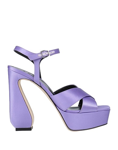 SI ROSSI by SERGIO ROSSI Sandals Mauve Textile fibres