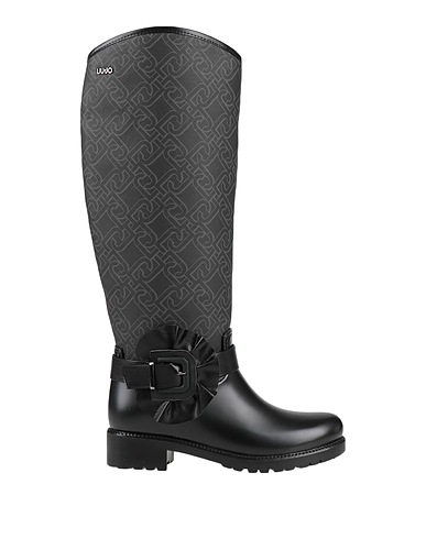 LIU •JO Boots Black Textile fibres
