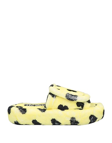 NATASHA ZINKO Sandals Yellow Textile fibers