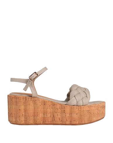 CASTAÑER Mules and clogs Light grey Textile fibers
