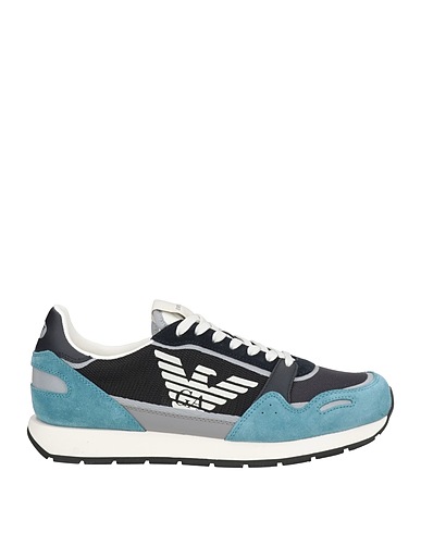 EMPORIO ARMANI Sneakers Carta da zucchero Pelle, Fibre tessili, Materiale sintetico
