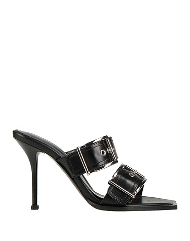 MCQUEEN Sandali Nero Pelle