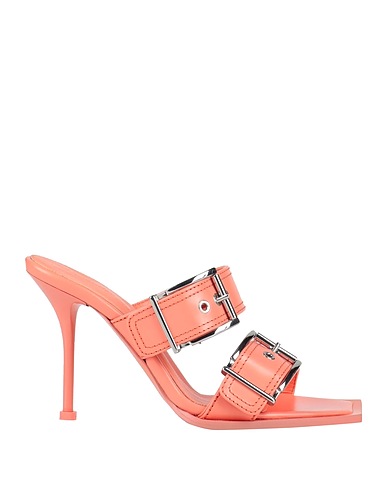 MCQUEEN Sandals Salmon pink Leather