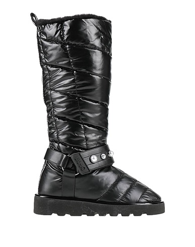 LIU •JO Stiefel Schwarz Gewebefasern