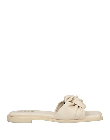 LERRE Sandals Cream Soft Leather
