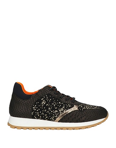 TSD12 Sneakers Bronze Soft Leather, Textile fibers
