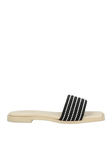 LERRE Sandals Black Textile fibers