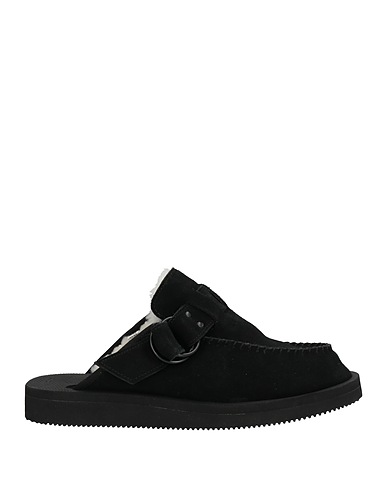 SUICOKE Mule e zoccoli Nero Pelle