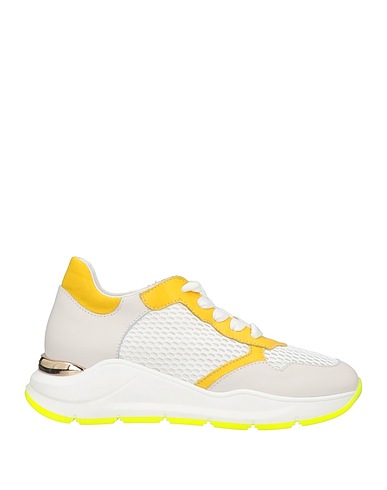 TSD12 Sneakers Gelb Leder, Gewebefasern