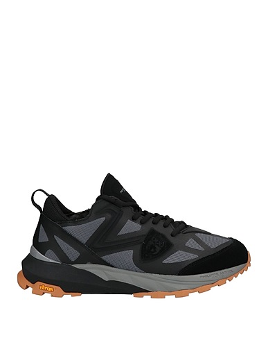 PHILIPPE MODEL Sneakers Black Soft Leather, Textile fibers