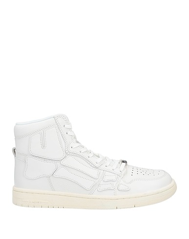 AMIRI Sneakers White Soft Leather, Textile fibres