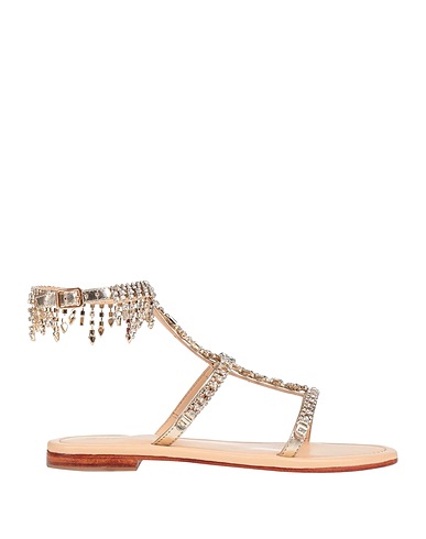 HADEL Sandalia Oro Piel