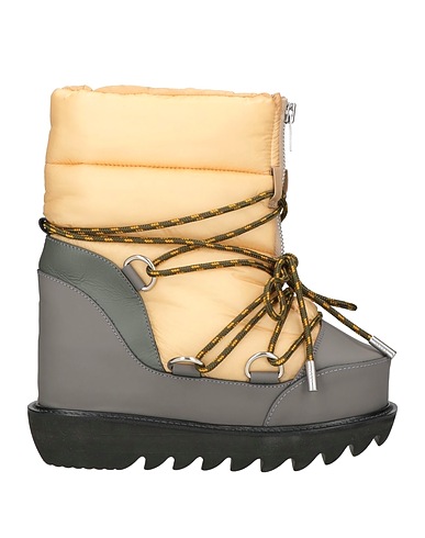 SACAI Ankle boot Pastel yellow Cow leather, Nylon, EVA (Ethylene - Vinyl - Acetate)