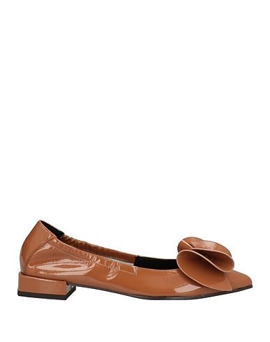 DANIELE ANCARANI Ballerinas Khaki Leder