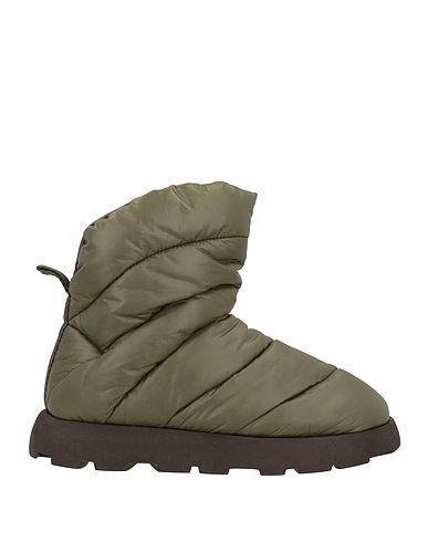 PIUMESTUDIO Stivaletti Verde militare Fibre tessili