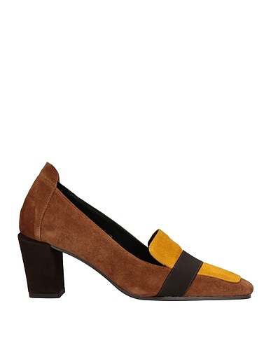DANIELE ANCARANI Loafers Mustard Leather