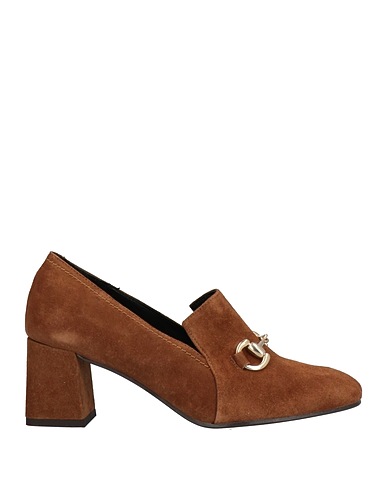 DANIELE ANCARANI Loafers Camel Leather