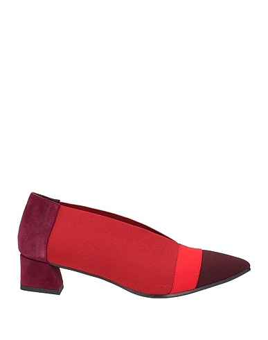 DANIELE ANCARANI Court Red Textile fibres, Soft Leather
