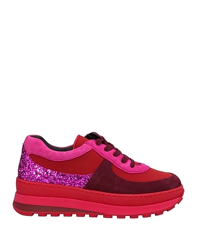 DANIELE ANCARANI Sneakers Purpur Gewebefasern, Leder