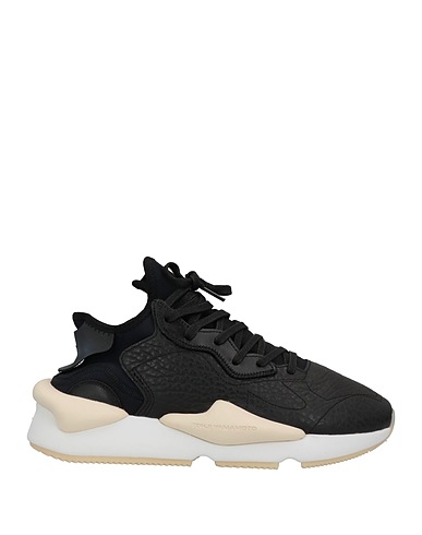 Y-3 Sneakers Black Soft Leather, Textile fibres