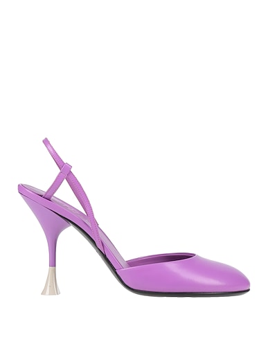 3JUIN Court Purple Soft Leather