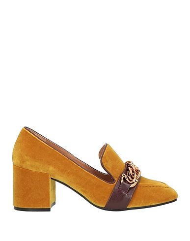 ROBERTO FESTA Loafers Mustard Textile fibers