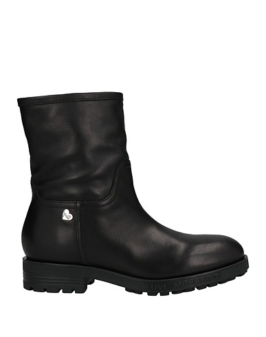 LOVE MOSCHINO Ankle boot Black Calfskin