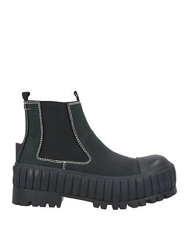MM6 MAISON MARGIELA Stivaletti Nero Pelle, Fibre tessili