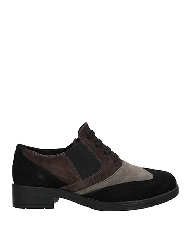 DANIELE ANCARANI Stringate Grigio Pelle, Fibre tessili