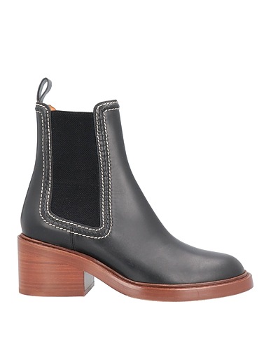CHLOÉ Stivaletti Nero Pelle, Fibre tessili