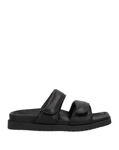 DOUCAL'S Sandals Black Soft Leather