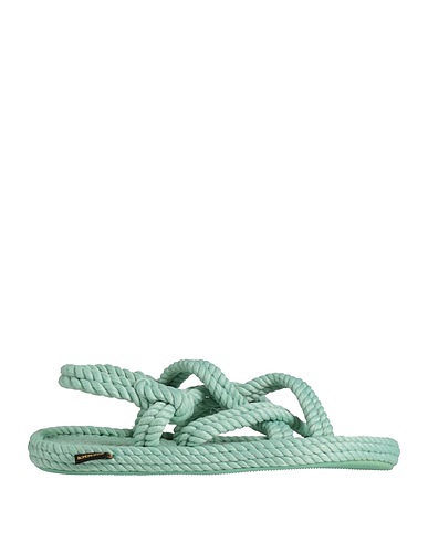 BOHONOMAD Sandals Light green Textile fibers