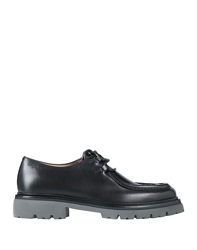 FERRAGAMO | Black Men‘s Laced Shoes | YOOX