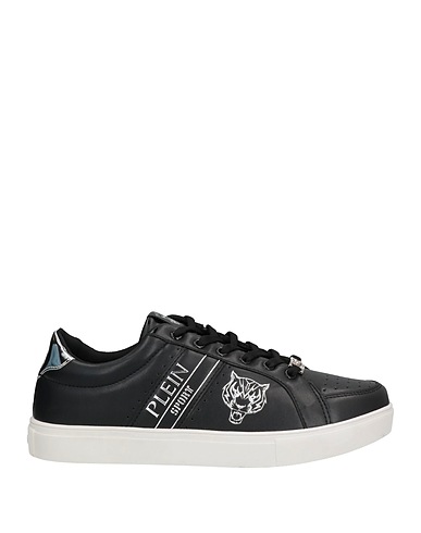 PLEIN SPORT Sneakers Black Other Fibres, Textile fibres, Soft Leather