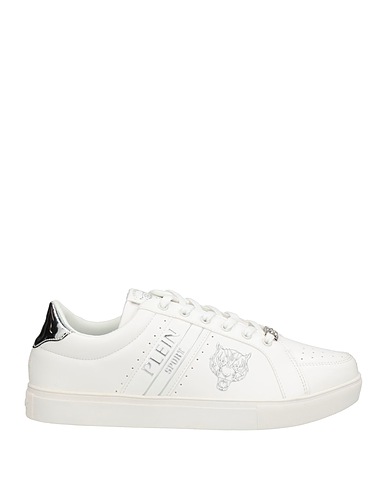 PLEIN SPORT Sneakers White Other Fibres, Textile fibres, Soft Leather