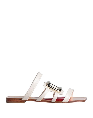 ROGER VIVIER Sandals Ivory Soft Leather