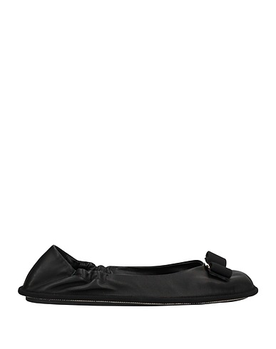 FERRAGAMO Ballet flats Black Lambskin