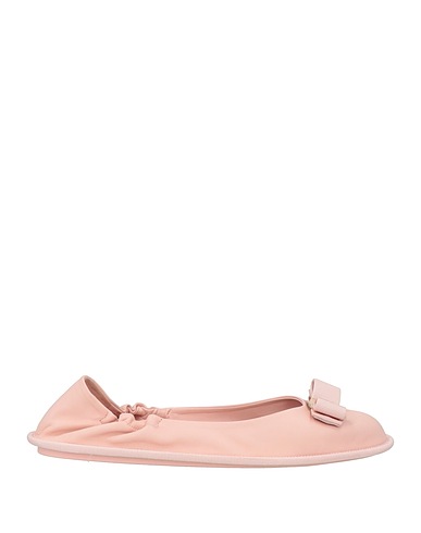 FERRAGAMO Ballet flats Light pink Lambskin