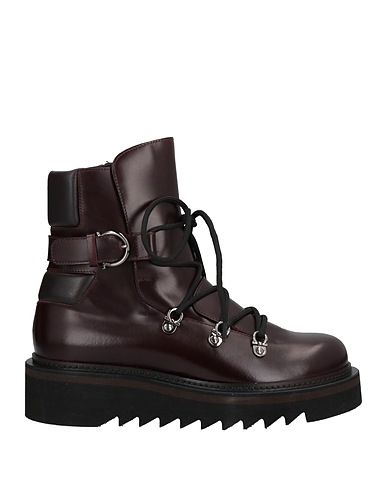 FERRAGAMO Ankle boot Burgundy Leather