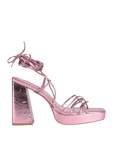 TOPSHOP Sandals Pink Synthetic fibers