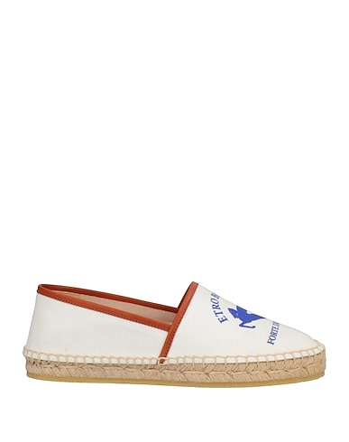 ETRO Espadrilles White Textile fibers, Soft Leather