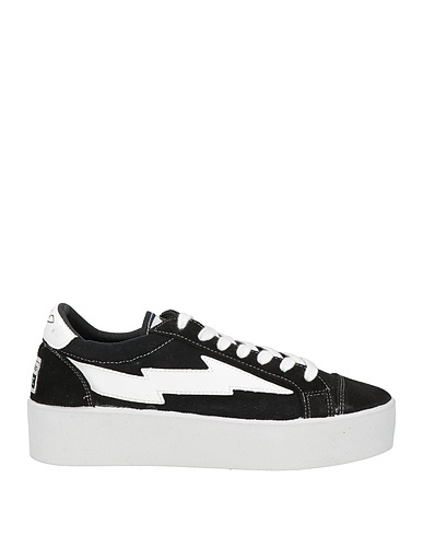 SANYAKO Sneakers Schwarz Gewebefasern, Leder