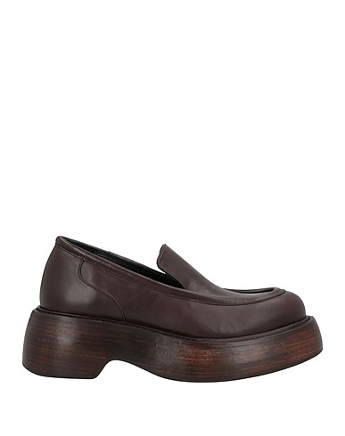 PALOMA BARCELÓ Loafers Dark brown Soft Leather