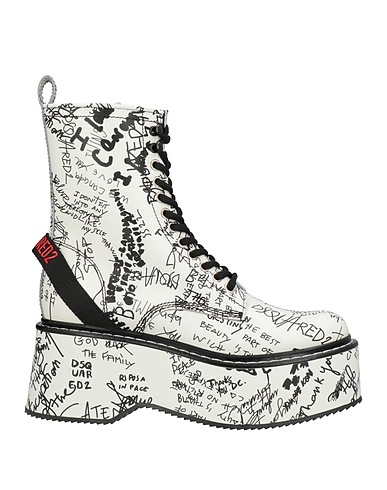 DSQUARED2 Ankle boot White Soft Leather