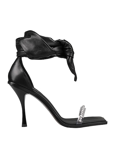 DSQUARED2 Sandalen Schwarz Leder