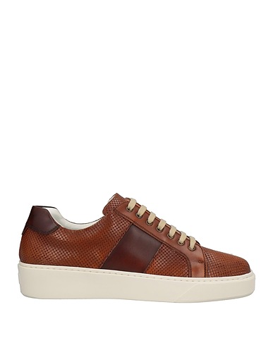 ATTIMONELLI'S Sneakers Brown Soft Leather