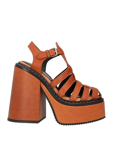 DSQUARED2 Sandals Tan Calfskin